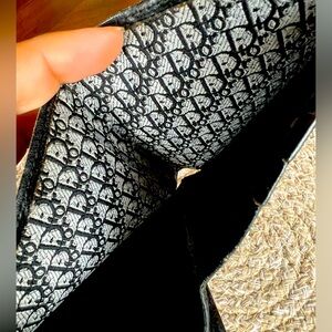 Christian Dior Oblique men’s wallet black